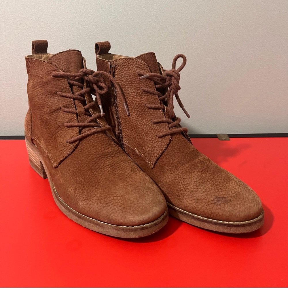 Lucky Brand Leather Pebble Boots